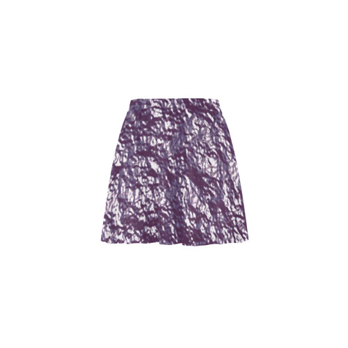 crumpled foil 17F by JamColors Mini Skating Skirt (Model D36)
