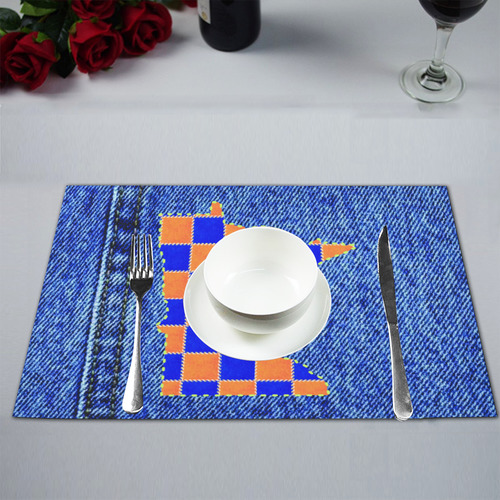 Placemat - State Vikings Colors Placemat 12’’ x 18’’ (Set of 2)