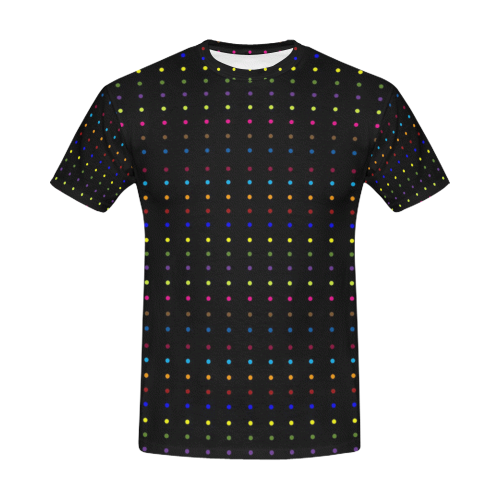 Dots & Colors Modern, Colorful pattern design All Over Print T-Shirt for Men (USA Size) (Model T40)