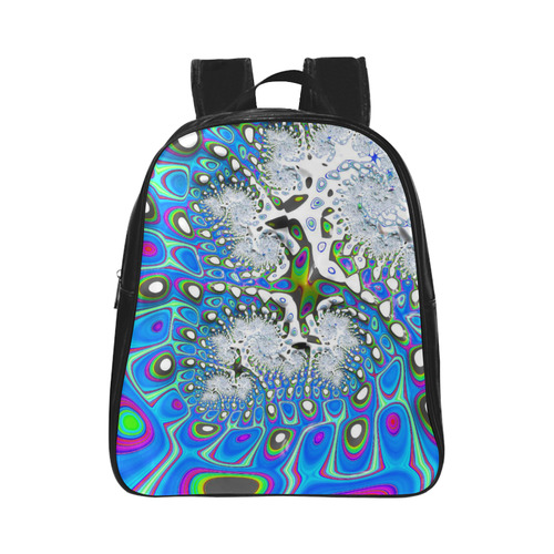 fractal fantasy 717B by JamColors School Backpack (Model 1601)(Small)
