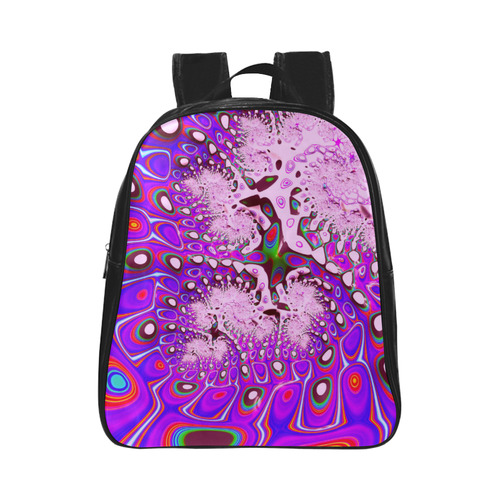 fractal fantasy 717A by JamColors School Backpack (Model 1601)(Small)