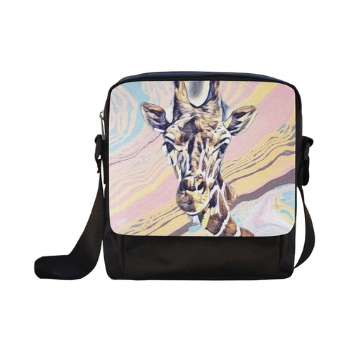 Impressive Animal -Giraffe by JamColors Crossbody Nylon Bags (Model 1633)