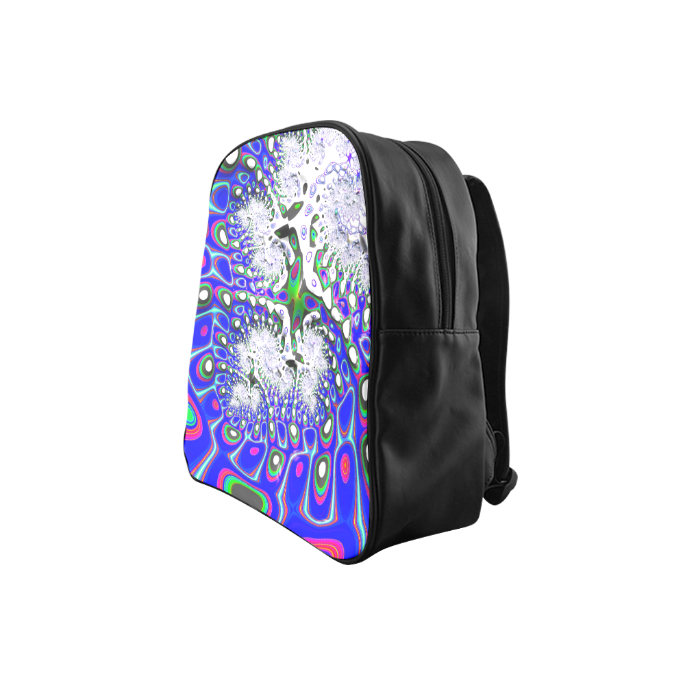 fractal fantasy 717C by JamColors School Backpack (Model 1601)(Small)