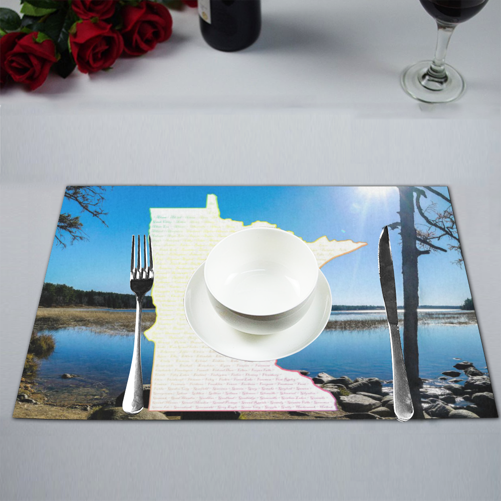 Placemat - MN Towns Placemat 12’’ x 18’’ (Set of 2)