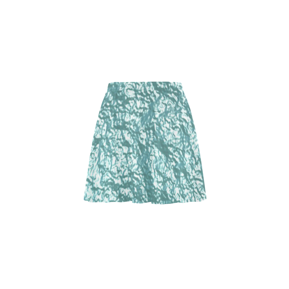 crumpled foil 17E by JamColors Mini Skating Skirt (Model D36)