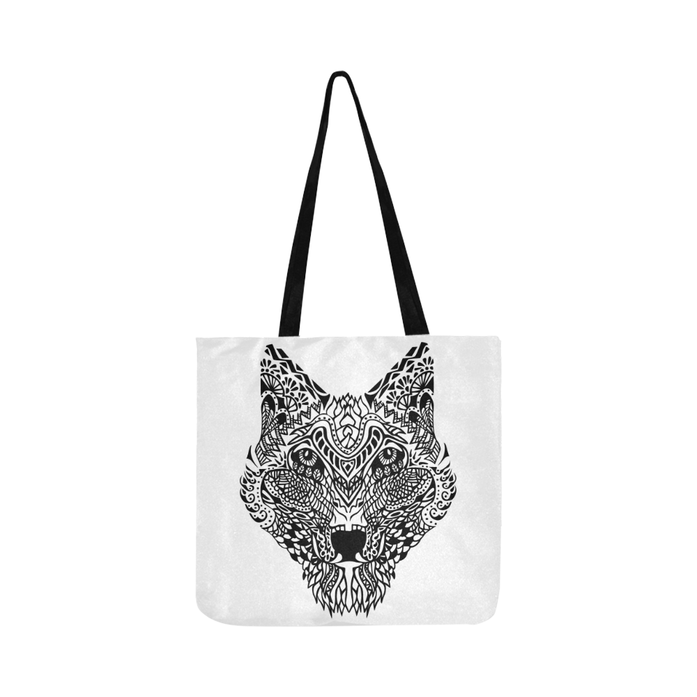 mandala wolf Reusable Shopping Bag Model 1660 (Two sides)