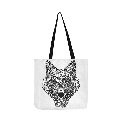 mandala wolf Reusable Shopping Bag Model 1660 (Two sides)