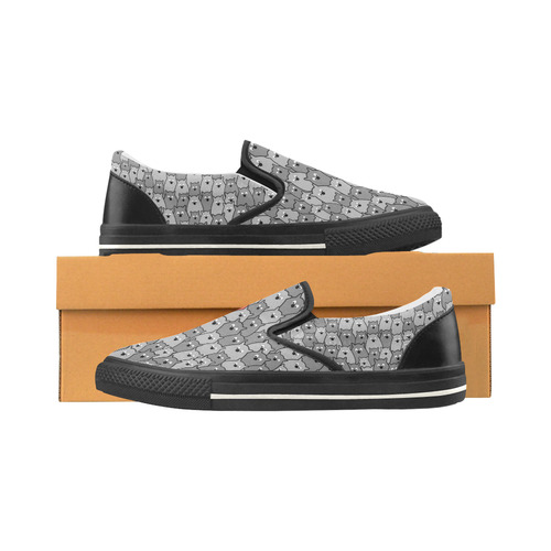 Stand Out From the Crowd Slip-on Canvas Shoes for Kid (Model 019)