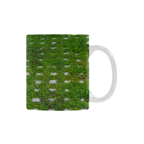 Grass Grid - Mug White Mug(11OZ)