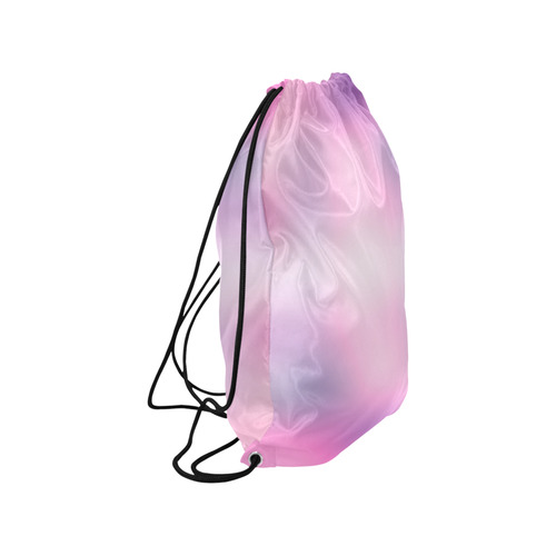 pink&purpleblur Medium Drawstring Bag Model 1604 (Twin Sides) 13.8"(W) * 18.1"(H)