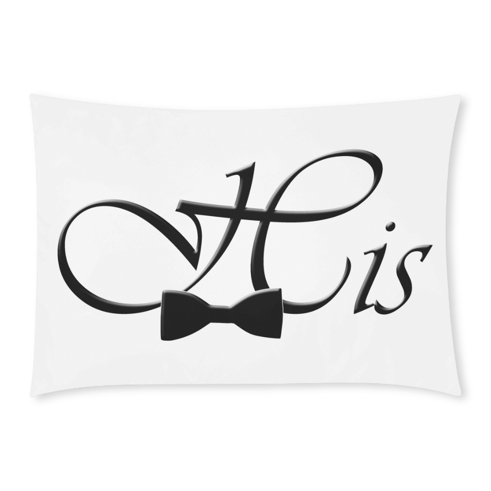 His - For Him Custom Rectangle Pillow Case 20x30 (One Side)