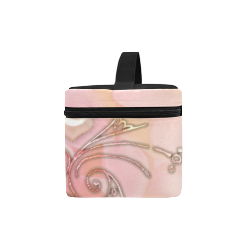 Hearts, soft colors Cosmetic Bag/Large (Model 1658)