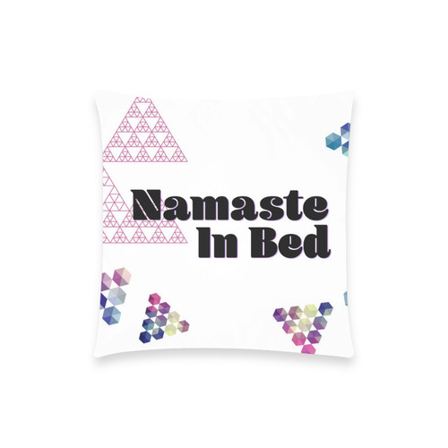 Namaste Custom  Pillow Case 18"x18" (one side) No Zipper