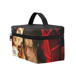 Beautiful steampunk lady Cosmetic Bag/Large (Model 1658)