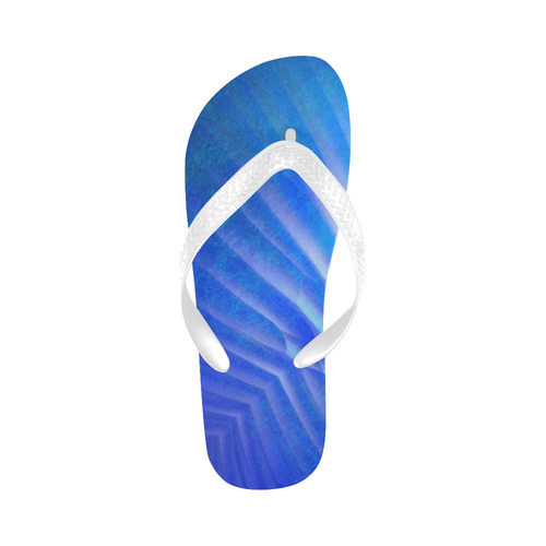 blue corner Flip Flops for Men/Women (Model 040)
