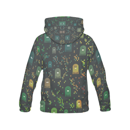 Pac Video Game Men All Over Print Hoodie for Men (USA Size) (Model H13)