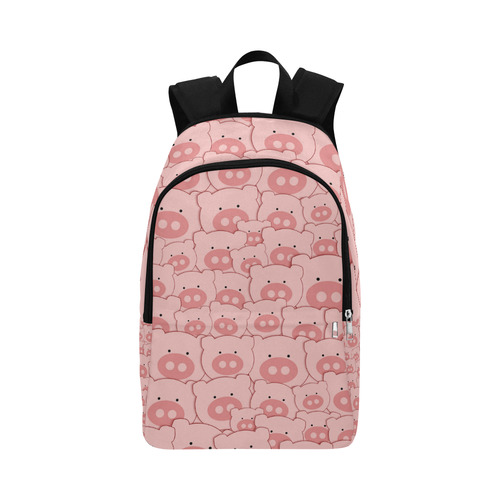 Pink Piggy Pigs Fabric Backpack for Adult (Model 1659)