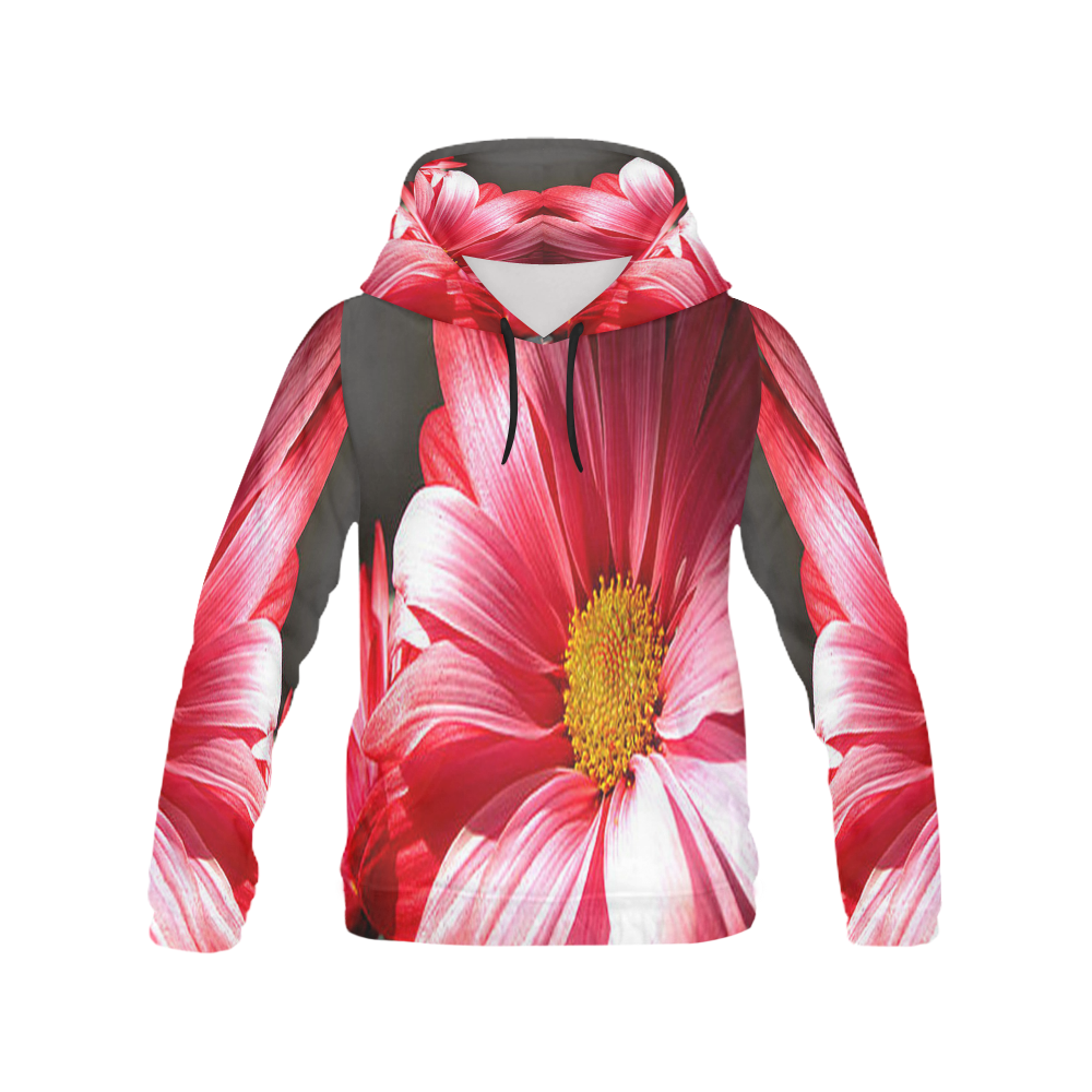 ArtbyOnyx Chrysanthemum Collection All Over Print Hoodie for Men (USA Size) (Model H13)