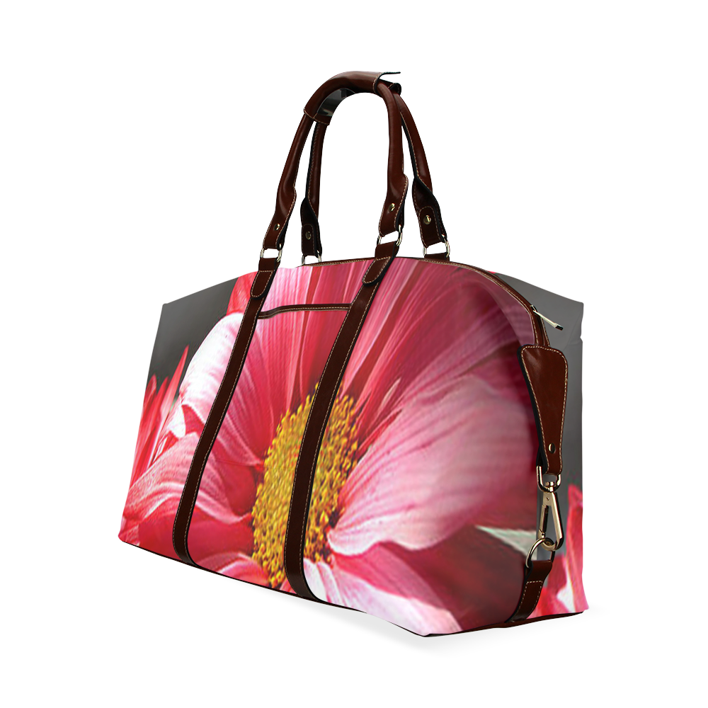ArtbyOnyc Chrysanthemum Collection Classic Travel Bag (Model 1643) Remake