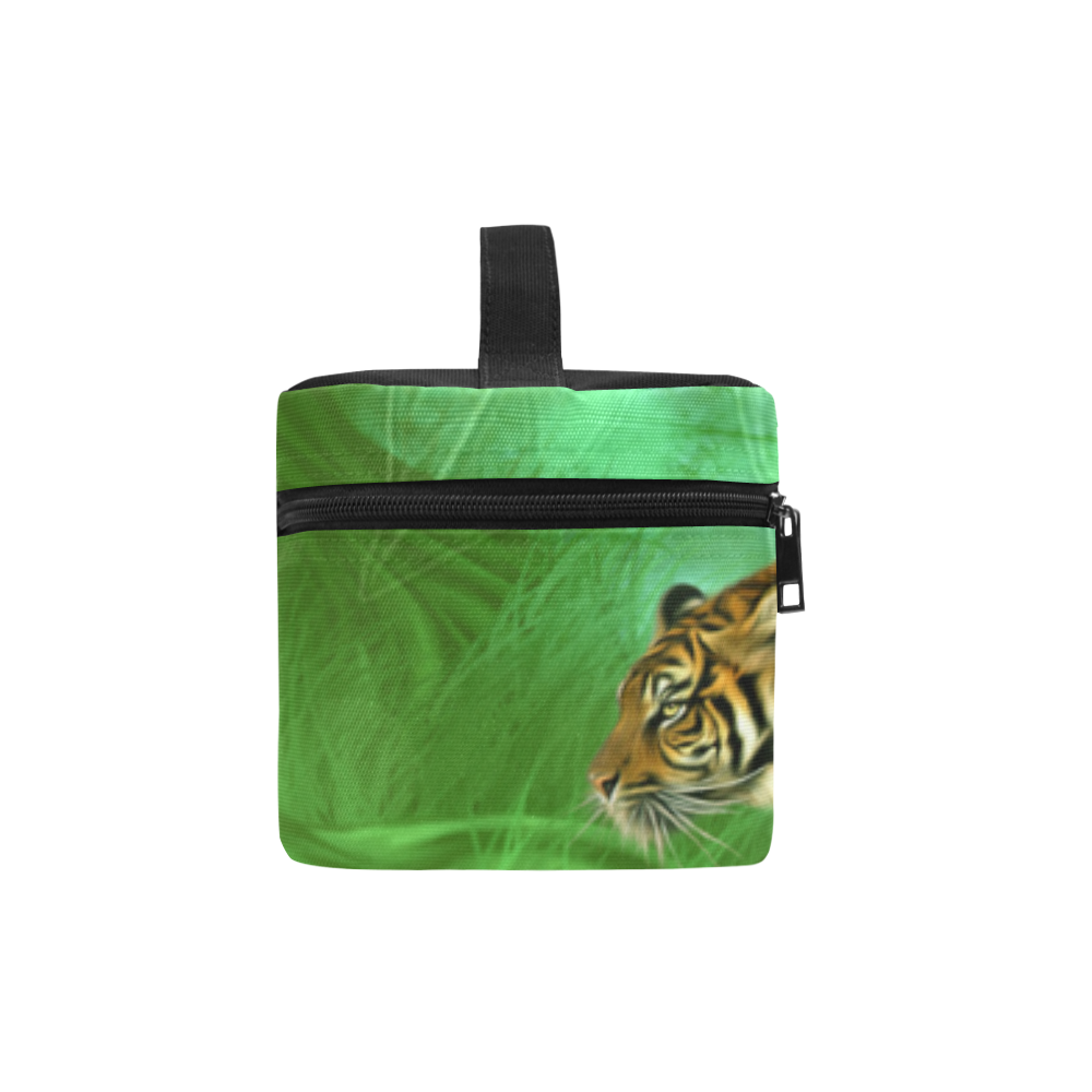 Awesome tiger, fantasy world Cosmetic Bag/Large (Model 1658)
