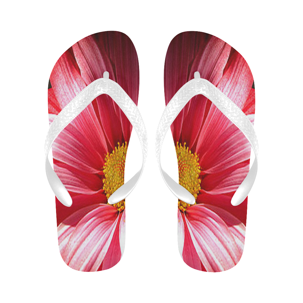 ArtbyOnyx Chrysanthemum Collection Flip Flops for Men/Women (Model 040)
