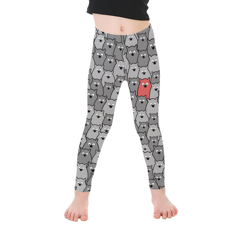 Stand Out From the Crowd Kid's Ankle Length Leggings (Model L06)