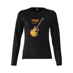Wonderful Vintage Gibson ES-335 Sunny Women's T-shirt (long-sleeve) (Model T07)