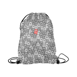Stand Out From the Crowd Large Drawstring Bag Model 1604 (Twin Sides)  16.5"(W) * 19.3"(H)