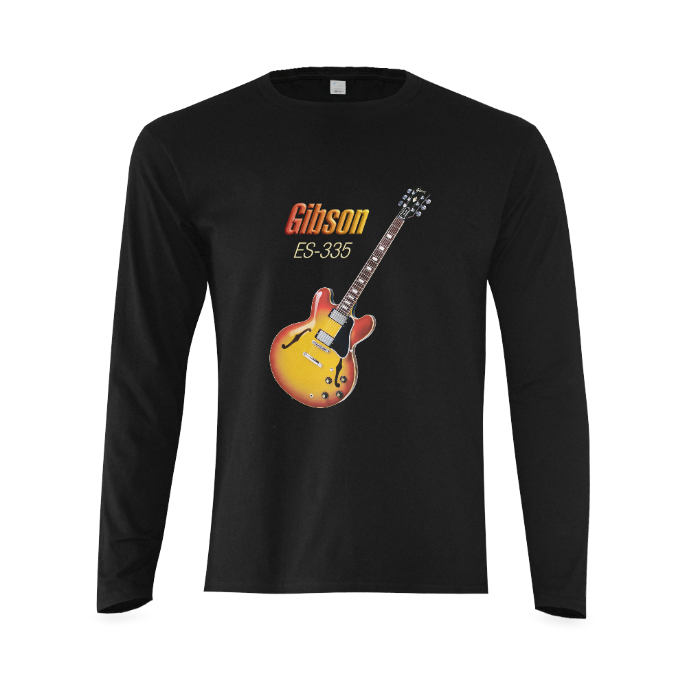 Wonderful Vintage Gibson ES-335 Sunny Men's T-shirt (long-sleeve) (Model T08)
