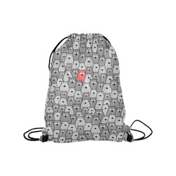 Stand Out From the Crowd Medium Drawstring Bag Model 1604 (Twin Sides) 13.8"(W) * 18.1"(H)