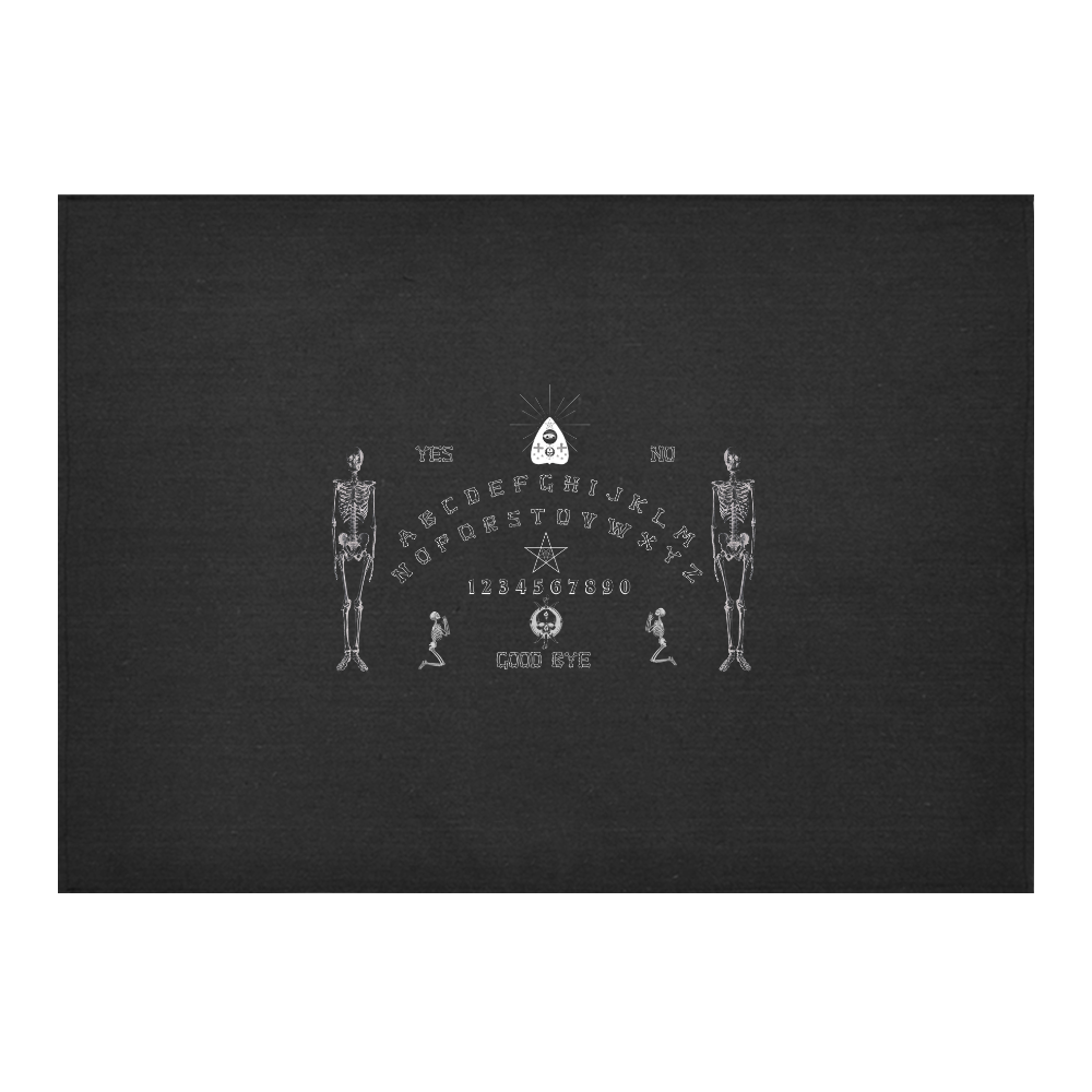 Gothic Ouija Witchboard Cotton Linen Tablecloth 60"x 84"