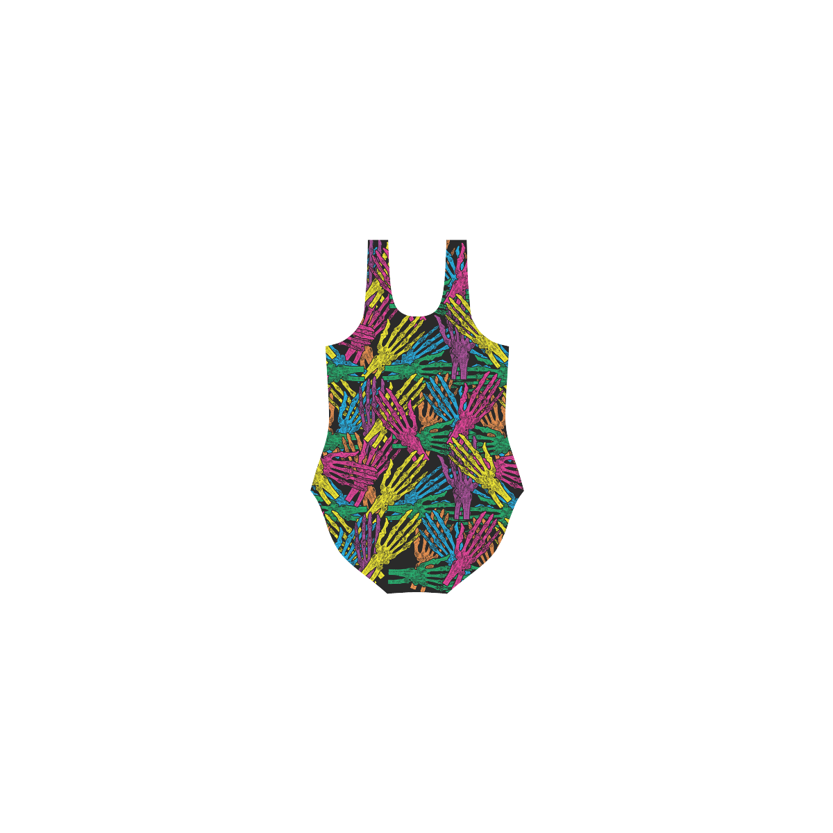 give yourself a hand one piece Vest One Piece Swimsuit (Model S04)