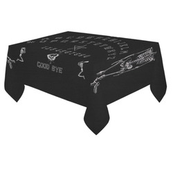 Gothic Ouija Witchboard Cotton Linen Tablecloth 60"x 84"
