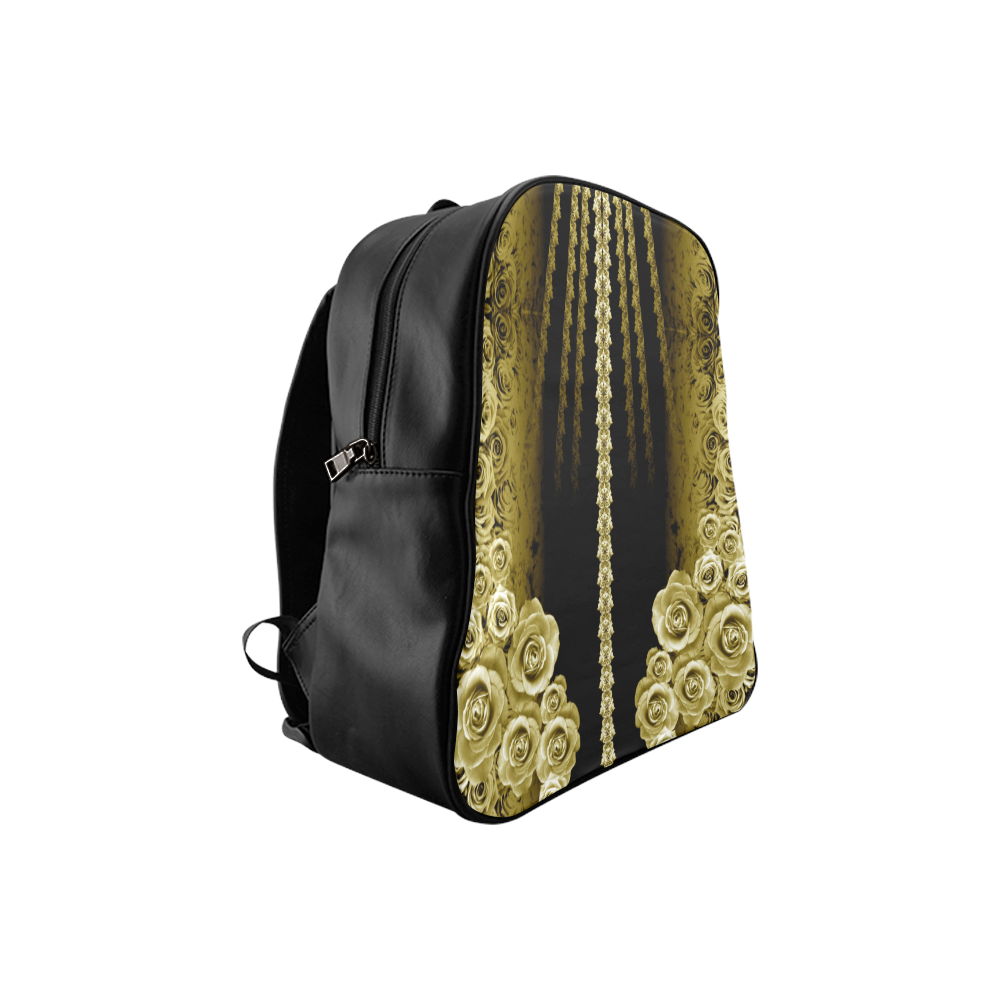rose 3 golden School Backpack (Model 1601)(Small)