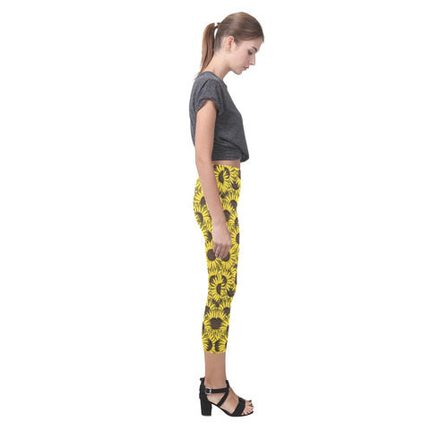 sunflower leggings Capri Legging (Model L02)