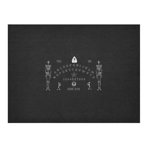 Gothic Ouija Witchboard Cotton Linen Tablecloth 52"x 70"
