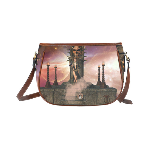 On the dark side Saddle Bag/Small (Model 1649) Full Customization