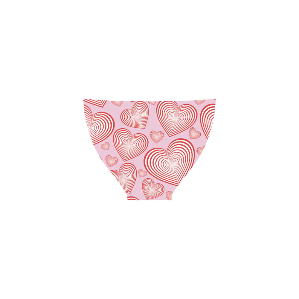"heart to heart" Custom Bikini Swimsuit