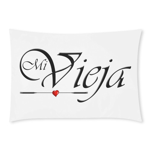 Mi Vieja - My Old Lady Custom Rectangle Pillow Case 20x30 (One Side)
