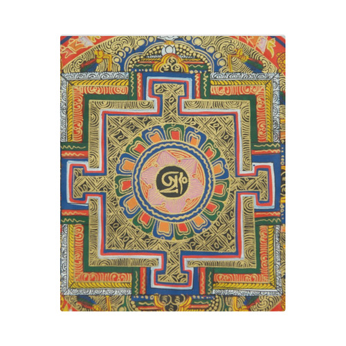 mandala asian tibet art pattern Duvet Cover 86"x70" ( All-over-print)