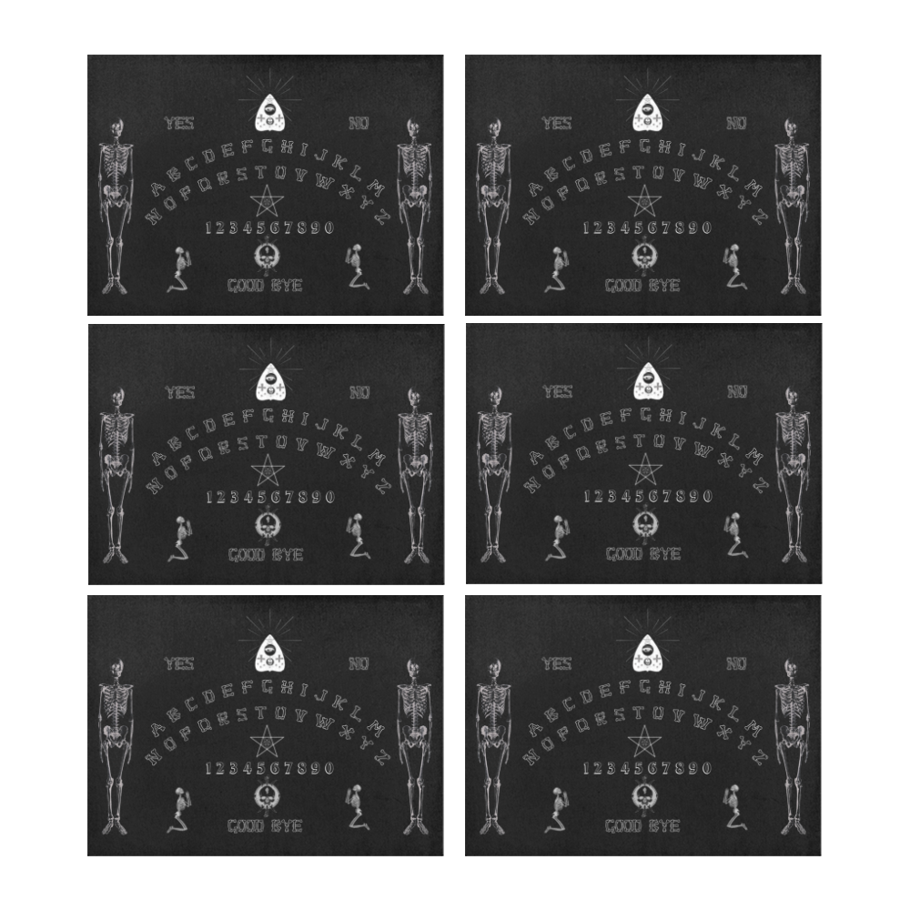 Gothic Ouija Witchboard Placemat 14’’ x 19’’ (Set of 6)