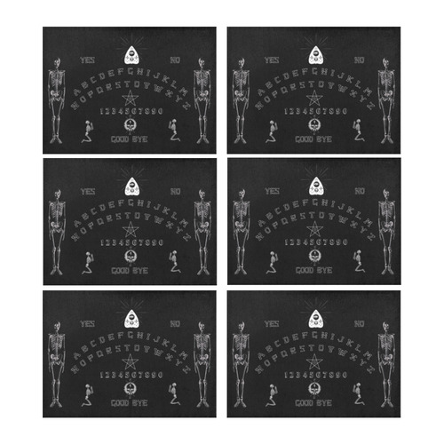 Gothic Ouija Witchboard Placemat 14’’ x 19’’ (Set of 6)