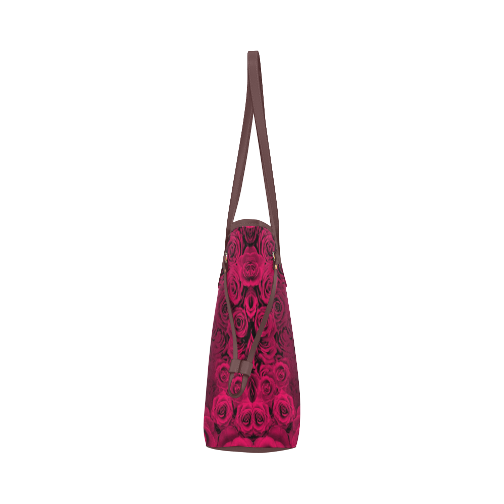 rose 3 love pink Clover Canvas Tote Bag (Model 1661)