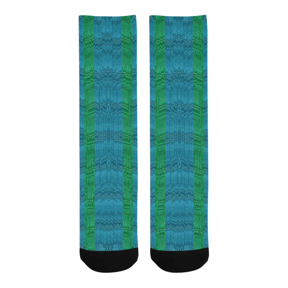 Wood silver and rainbows Trouser Socks