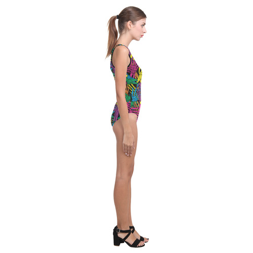 give yourself a hand one piece Vest One Piece Swimsuit (Model S04)