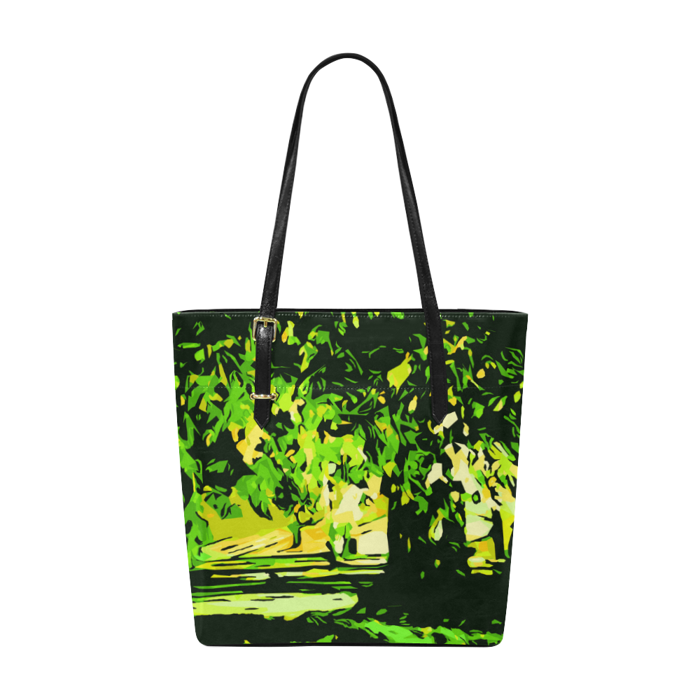 Forest Park Trees Abstract Landscape Euramerican Tote Bag/Small (Model 1655)