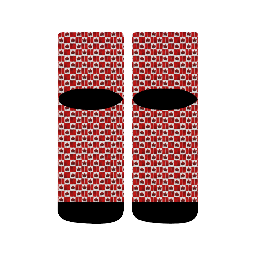 Canada Flag Socks Designer Canada Socks Quarter Socks
