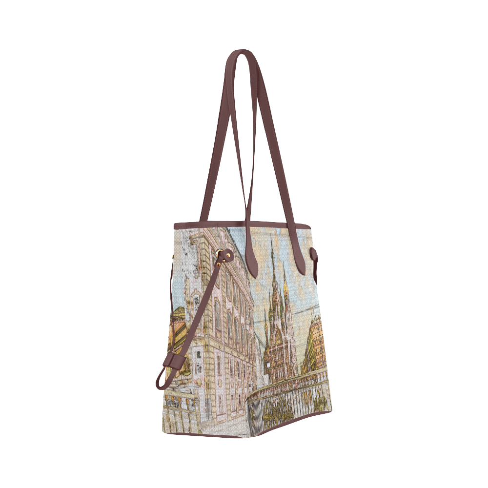 0a13 Clover Canvas Tote Bag (Model 1661)