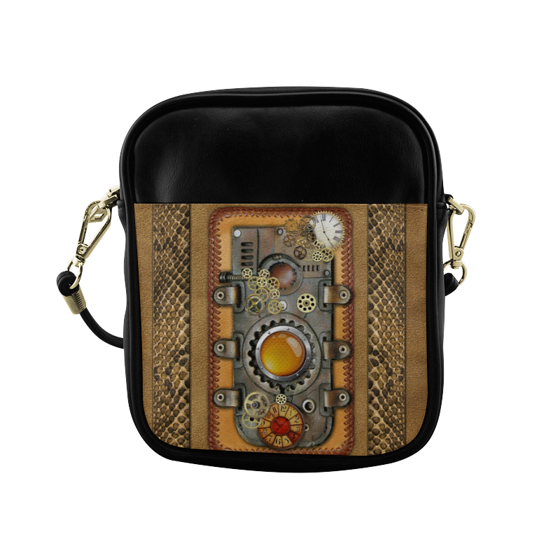 steampunk art Sling Bag (Model 1627)