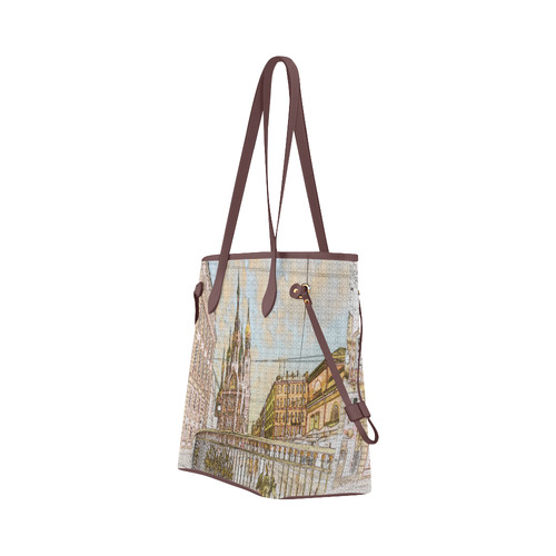 0a13 Clover Canvas Tote Bag (Model 1661)